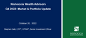 Q4 2022 Financial Outlook and Portfolio Strategy Update - Webinar Recording