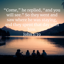 John 1:39