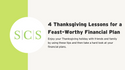 4 Thanksgiving Lessons for a Feast-Worthy Financial Plan