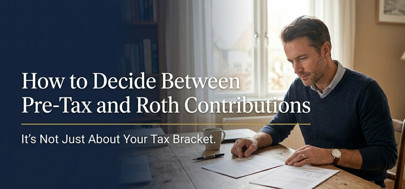 How to Decide Between Pre-Tax and Roth Contributions