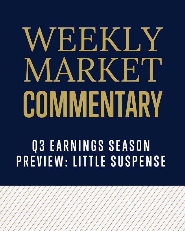 Q3 Earnings Season Preview: Little Suspense