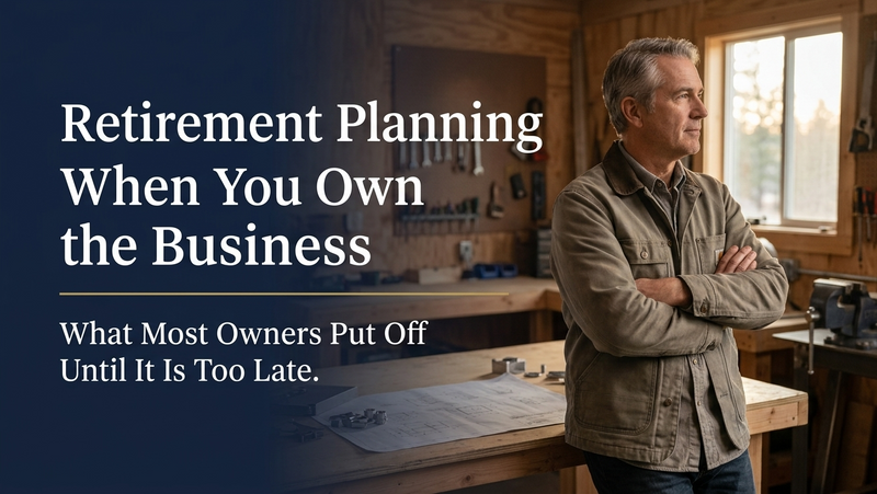 Retirement Planning When You Own the Business: What Most Owners Put Off Until It Is Too Late