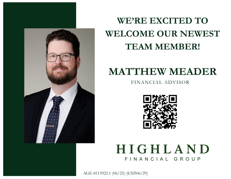 Welcome New Team Member, Matthew Meader!