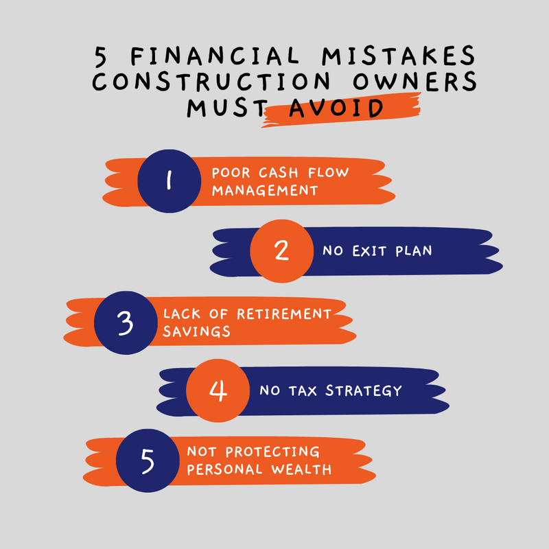 5 Financial Mistakes That Could Sink Your Construction Business