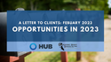 Opportunities in 2023