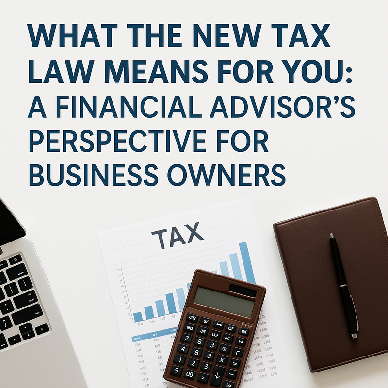 What the New Tax Law Means for You: A Financial Advisor’s Perspective for Business Owners