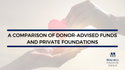 A Comparison of Donor-Advised Funds and Private Foundations