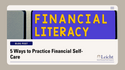 5 Ways to Practice Financial Self-Care