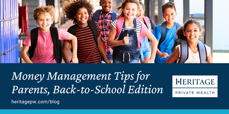Money Management Tips for Parents, Back-to-School Edition
