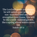 Isaiah 58:11