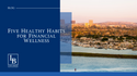 Five Healthy Habits for Financial Wellness