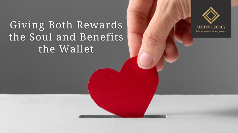 Giving Both Rewards the Soul and Benefits the Wallet