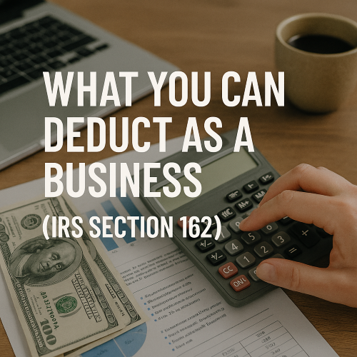 What You Can Deduct as a Business (IRS Section 162)