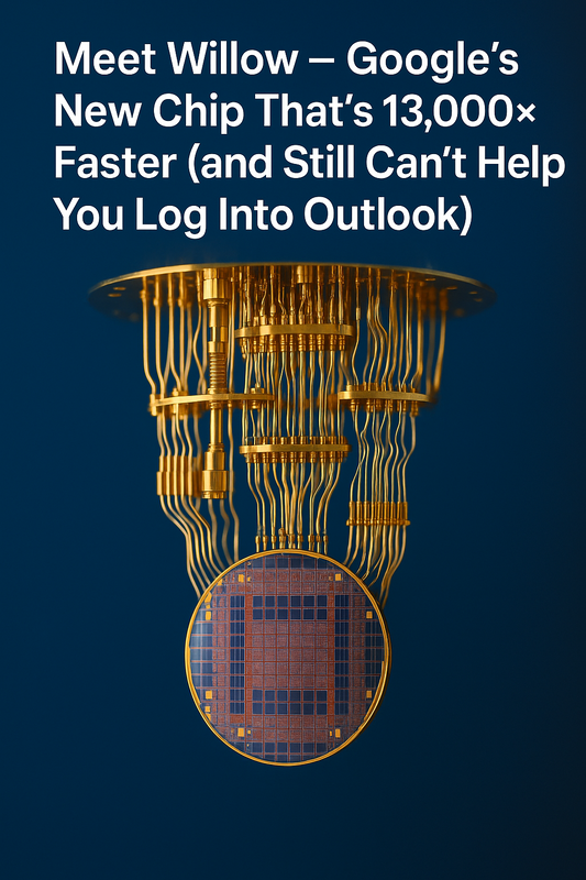 Meet Willow – Google’s New Chip That’s 13,000× Faster (and Still Can’t Help You Log Into Outlook)