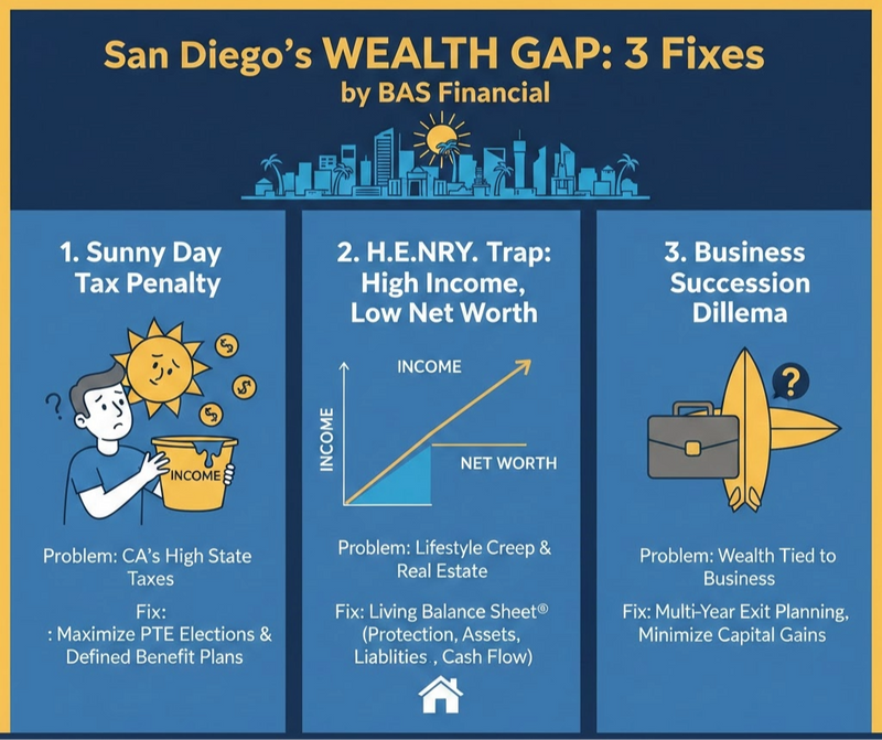 Why San Diego Business Owners Face a Unique “Wealth Gap” in 2026 (And How to Fix It)