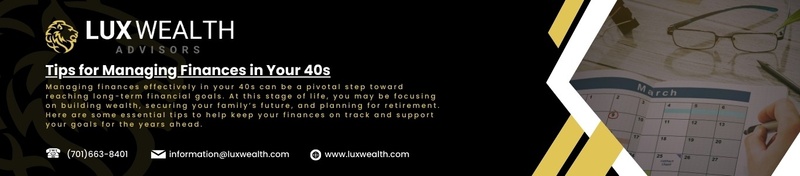 Tips for Managing Finances in Your 40s