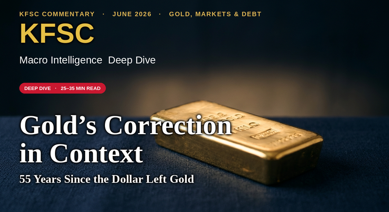 Gold’s Correction in Context: 55 Years Since the Dollar Left Gold