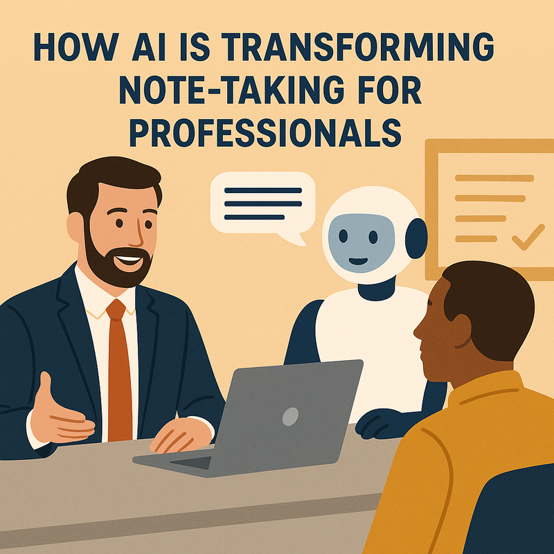 How AI Is Transforming Note-Taking for Professionals