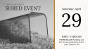 Spring Shred Event & Safe Shred Checklist