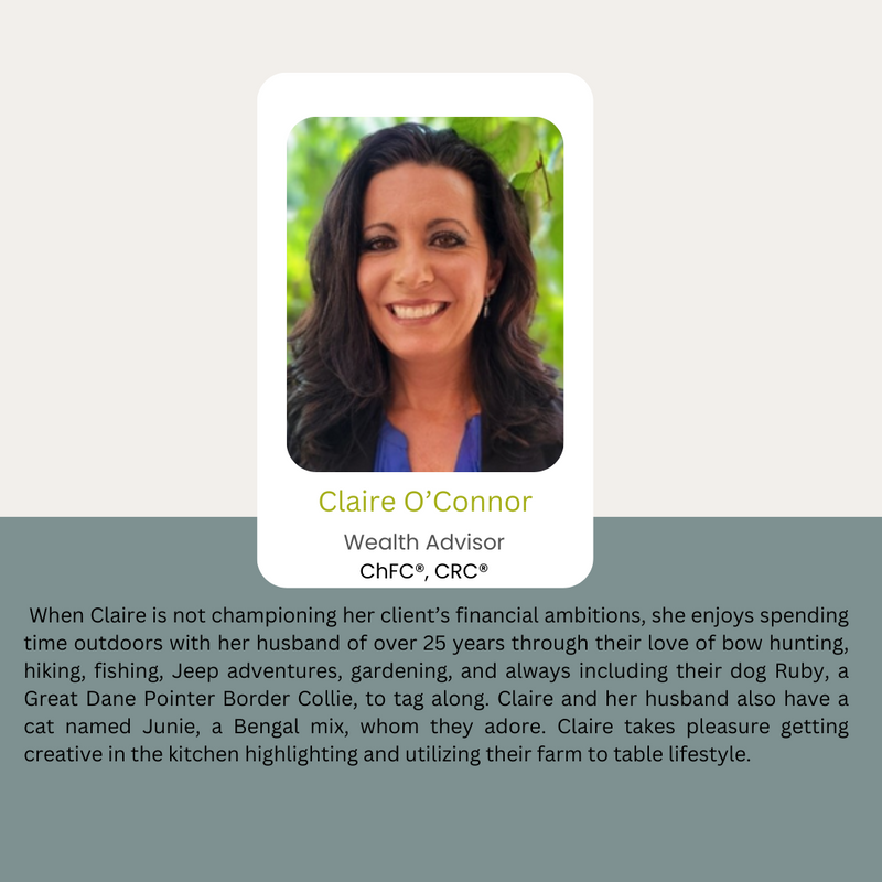 KDP Welcomes Claire OConnor, ChFC®, CRC® to the Advisor Team