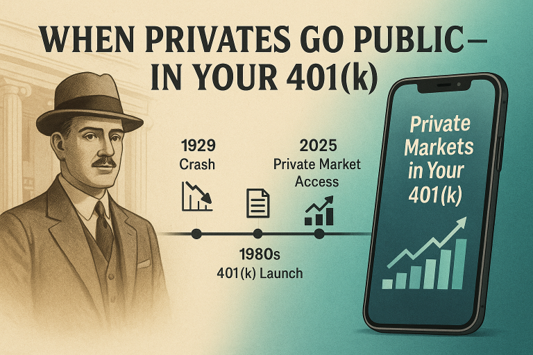 When Privates Go Public — in Your 401(k)