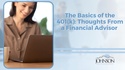 The Basics of the 401(k): Thoughts From a Financial Professional
