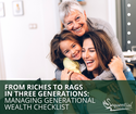 From Riches To Rags In Three Generations: Managing Generational Wealth Checklist