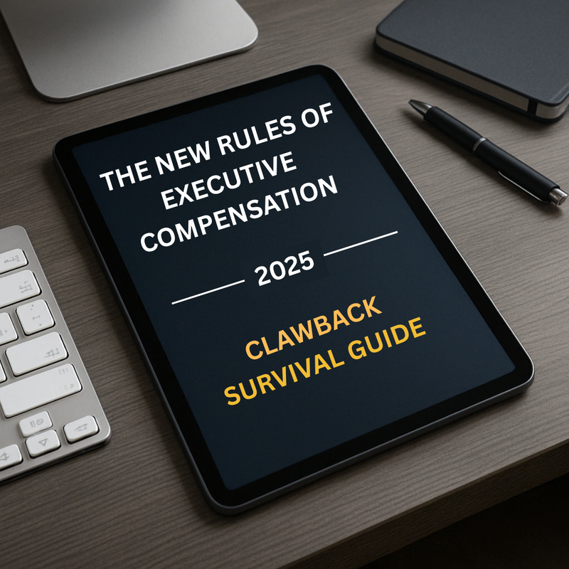 The New Rules of Executive Compensation: How to Protect Yourself from Clawback Risk in 2025