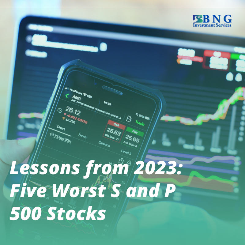 Lessons from 2023’s Five Worst S&P 500 Stocks