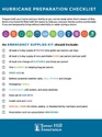 Hurricane Preparation Checklist