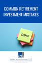 Common Retirement Investment Mistakes