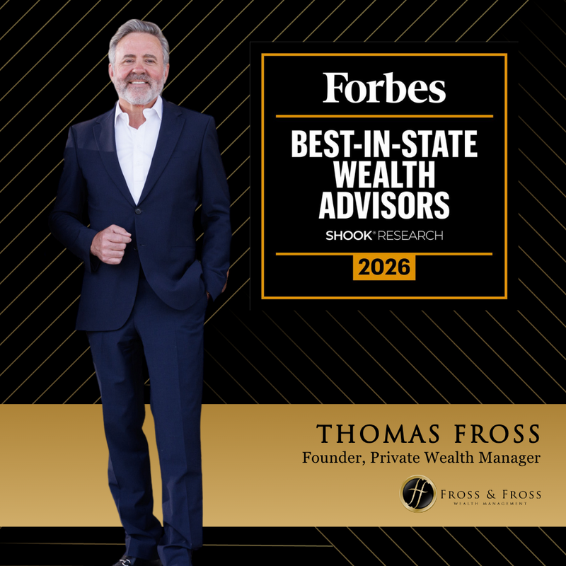 Thomas Fross Named to Forbes  Best-In-State Wealth Advisors List, Ranked #12 in North Florida