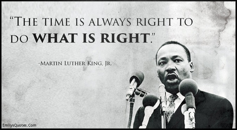 Do Right Always. Full Stop.