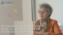 Retirement Re-education: Back to School Time for Retirement Planning