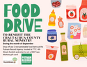 Food Drive to Benefit the Chautauqua County Rural Ministry