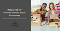 Resources for Women-Owned Small Businesses