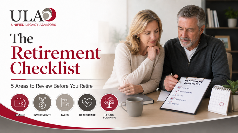 The Retirement Checklist: 5 Areas to Review Before You Retire