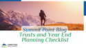 Trusts and Year-End Planning: A Checklist