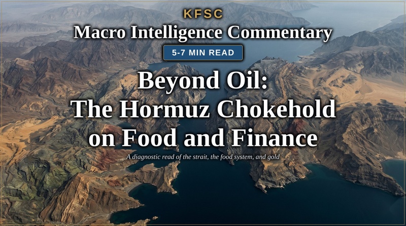 Beyond Oil: The Hormuz Chokehold on Food and Finance