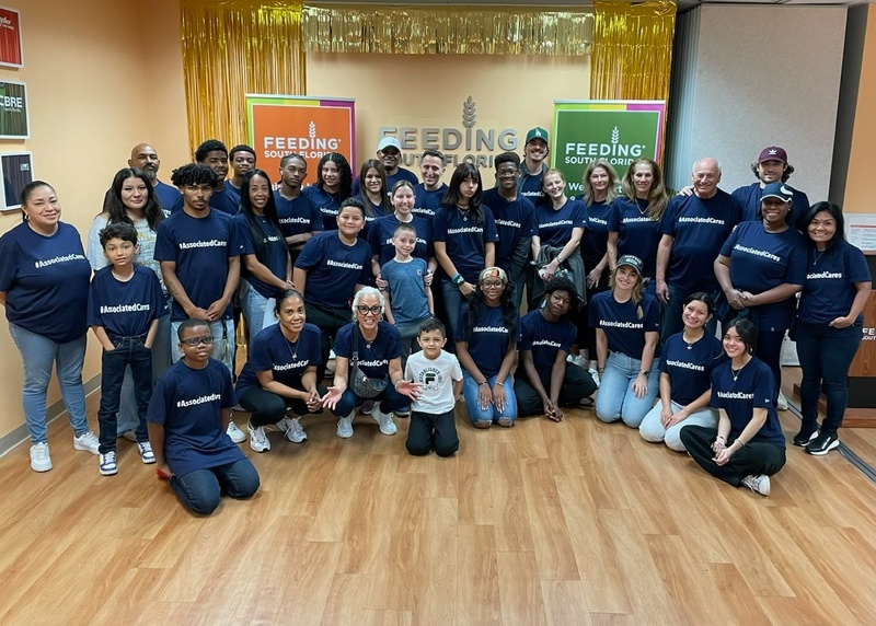 Associated Packs Nearly 13K Pounds of Food with Feeding South Florida