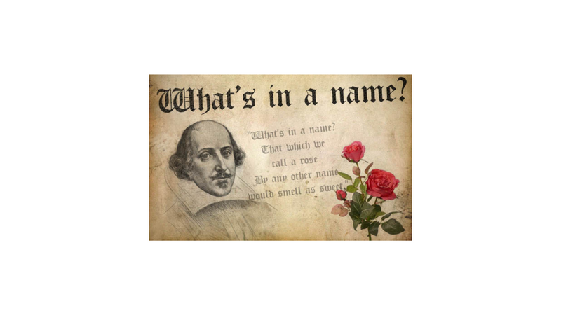 What's in a name?