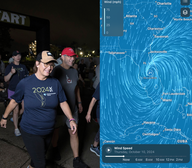 Hurricane Milton Takes Over Conference