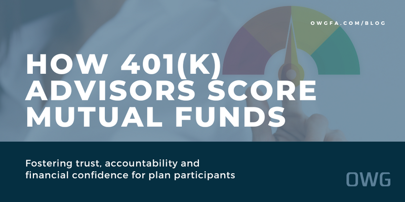 How 401(k) Advisors Score Mutual Funds