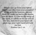 Psalm 139:7-10