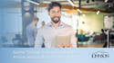 Some Things Investors Need to Know About Booms and Busts