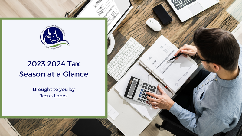 2023 2024 Tax Season at a Glance