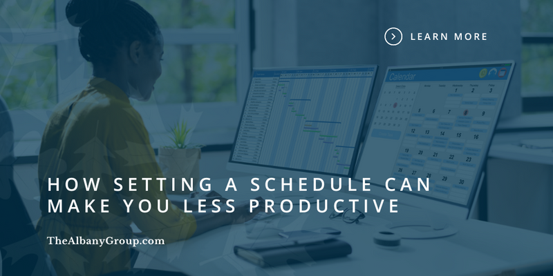 How Setting a Schedule Can Make You Less Productive