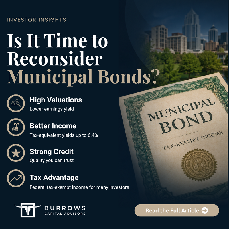 The Case for Tax-Free Municipal Bonds in a Richly Valued Equity Market