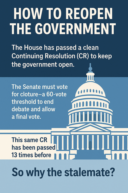 How to Reopen the Government: What’s Really Going On in Washington
