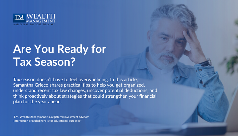 Are You Ready For Tax Season?